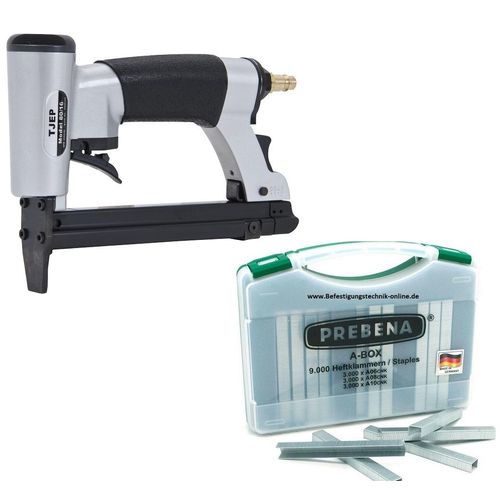 TJEP 80/16 Klammergerät 06-16mm + 9000 A6 A8 A10 Klammern BE Prebena A-Box KL-01