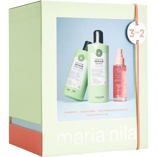 Maria-Nila Haarpflege Structure-RepairStructure Repair Set Structure Repair Shampoo 350 ml + Structure Repair Conditioner 300 ml + Floral Drift Haarduft 100 ml 1 Stk. (41,99 € / 1 Stk.)