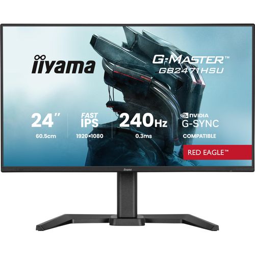Iiyama G-MASTER Red Eagle GB2471HSU-B1 - LED-Monitor - Gaming - 60.5 cm (24")