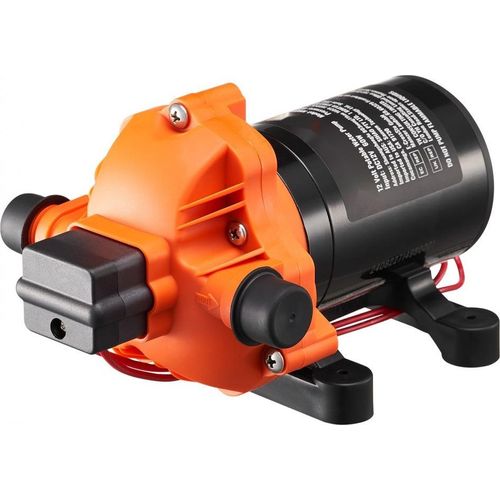 12V Membranpumpe 1,8GPM 6,81L/min - 3-Kammer Wasserpumpe mit Druckschalter - 60W - Hochleistungsdaten für Garten und Landwirtschaft