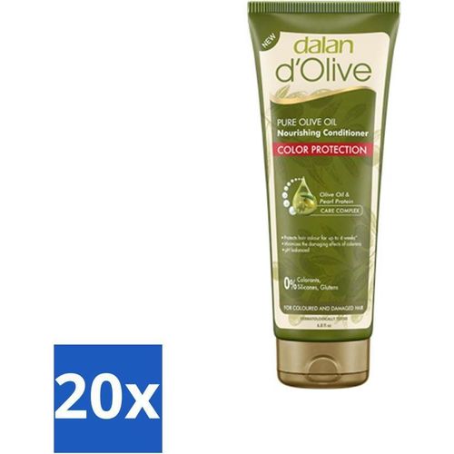 Dalan d'Olive - Conditioner - Farbschutz - 200 ml - Vorteilspack - 20 Stücke