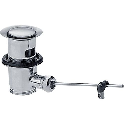 hansgrohe AXOR Ablaufgarnitur 51302700 mit Zugstange, für Waschtisch-/und Bidetmischer, mattweiß
