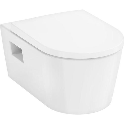 hansgrohe EluPura Original S Wand-WC 62050450 mit WC-Sitz, weiß, mit HygieneEffect