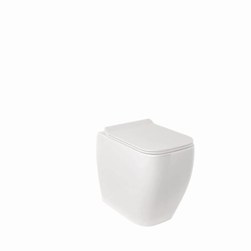 Kludi RESA C Spiralflush-Stand-WC 28WCB0443 52 cm, Universalförmiger Abfluss Weiß glänzend