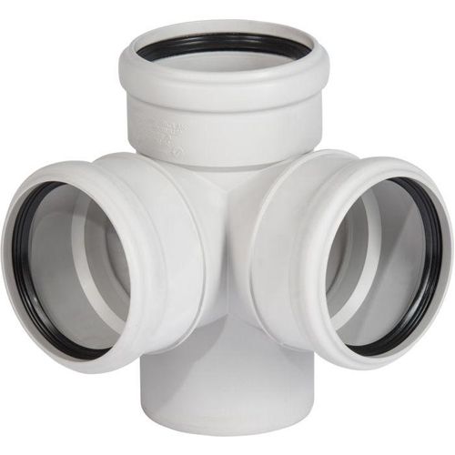 Ostendorf SKOLAN safe SKOLANsafe-Eckdoppelabzweig 335910 DN 110/110/10 x 87,5°