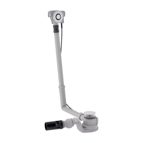 Geberit d52 Badewannenablauf 150752216 mit Druckbetätigung, mit Fertigbauset, Höhe 60cm, hochglanz-verchromt