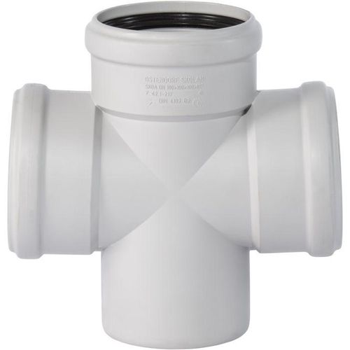 Ostendorf SKOLAN safe SKOLANsafe-Doppelabzweig 335900 DN/OD 110/110/110 x 87,5°