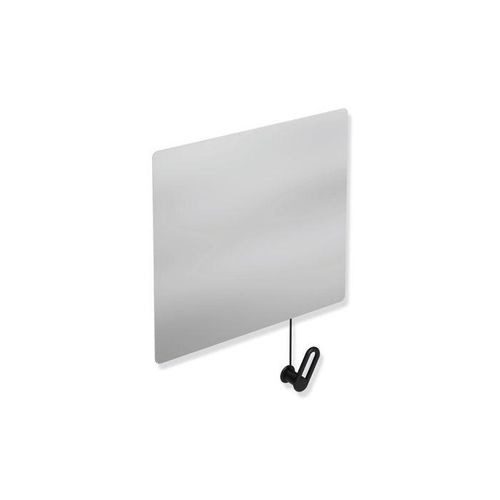 Hewi S 801 Kippspiegel 801.01B10090 600x540x6mm, mit Seilumlenkung, matt, tiefschwarz