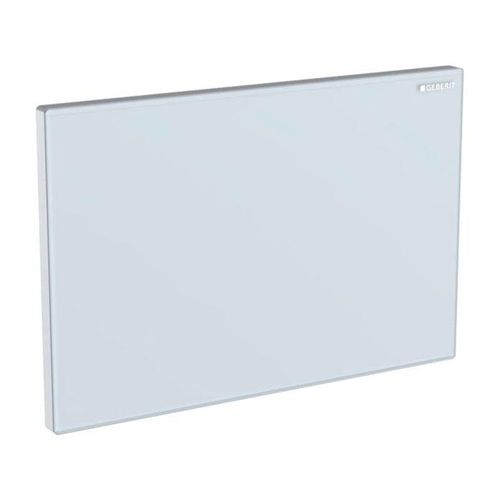 Geberit Sigma Abdeckplatte 115766SI1 Glas weiß, Zinkdruckguss