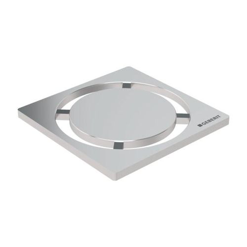 Geberit Designrost Circle 154311001 8 x 8 cm, für bodenebene Dusche