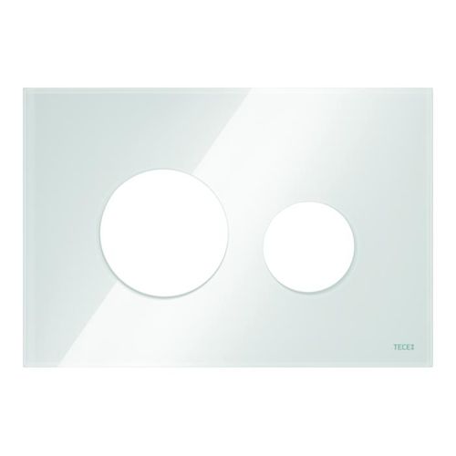 TECEloop Blende für WC-Betätigungsplatte 9240671 Glas weiß
