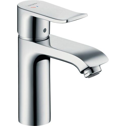 hansgrohe Metris 110 Waschtischarmatur 31121000 chrom, mit Kaltwasser in Mittelposition
