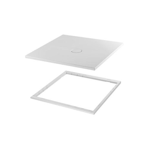 Bette BetteFloor Duschfläche 5802-002T1 140x75cm, Mini-Wannenträger, manhattan
