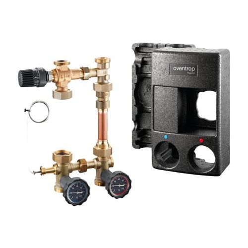 Oventrop Regumat RTA-180 Station 1354580 DN 25, ohne Pumpe, mit Universalisolierung