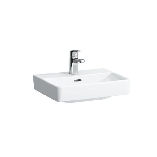 LAUFEN Pro S Handwaschbecken 45 x 34 cm, mit Hahnloch, Überlauf, unterbaufähig