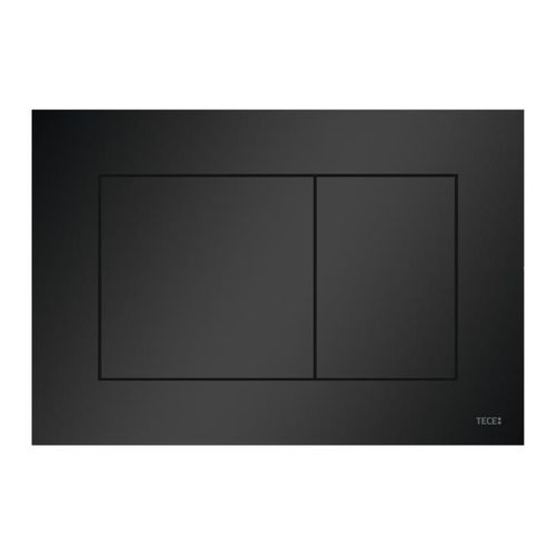 TECE TECEnow WC-Betätigungsplatte 9240407 schwarz matt, für Zweimengentechnik