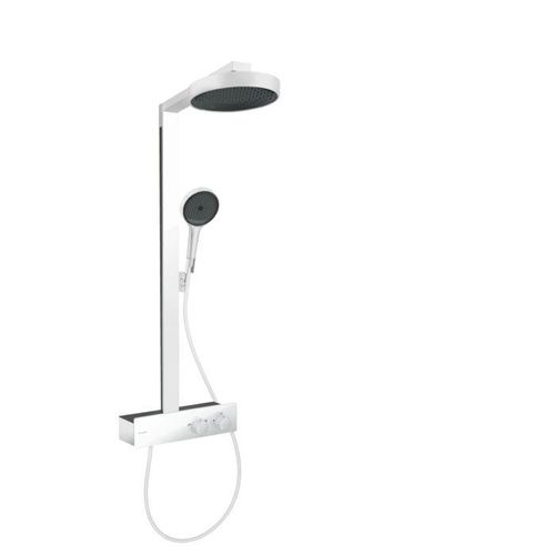 hansgrohe Rainfinity Brause-Set 28742700 mit Thermostat, Brausekopfgröße 250mm, mattweiß
