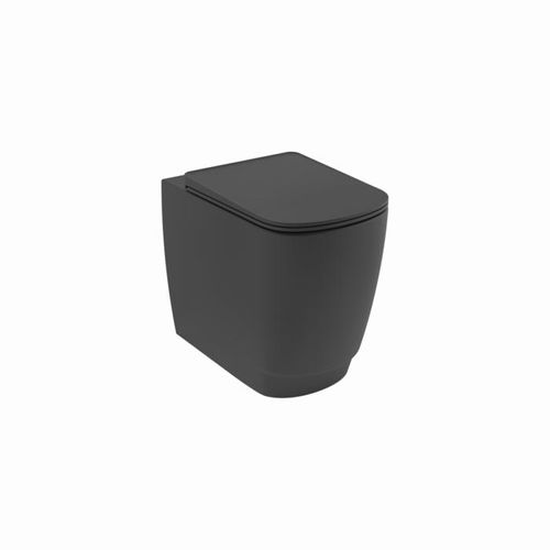 Kludi RESA S Spiralflush-Stand-WC 27WCB0339 55 cm, Universalförmiger Abfluss Mattschwarz