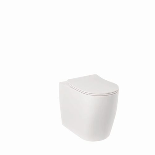 Kludi RESA R Spiralflush-Stand-WC 23WCB0443 55 cm, Universalförmiger Abfluss Weiß glänzend