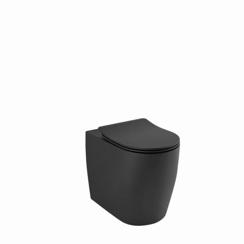 Kludi RESA R Spiralflush-Stand-WC 23WCB0439 55cm, Universalförmiger Abfluss Mattschwarz