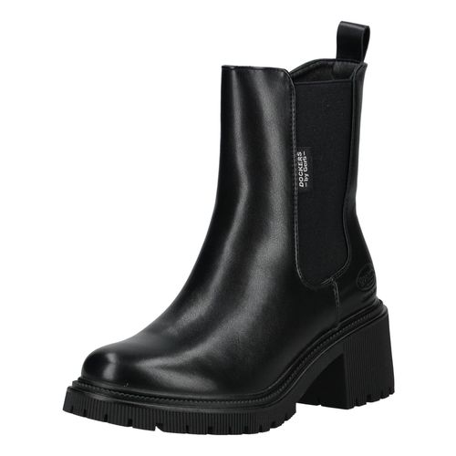Stiefelette DOCKERS BY GERLI "Dockers by Gerli Stiefelette Lederimitat", Damen, Gr. 37, schwarz, Lederimitat, Schuhe Stiefelette