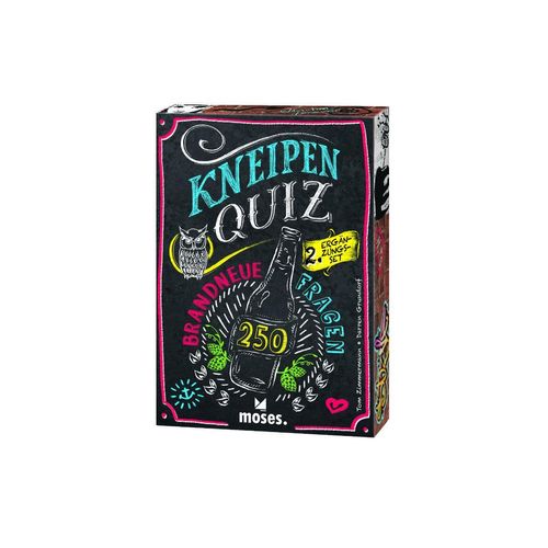 moses Verlag KNEIPENQUIZ BRANDNEU 250 BRANDN.FRAGE