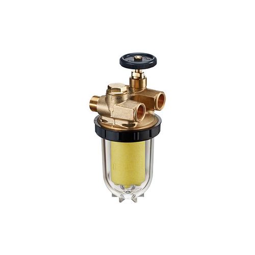 Oventrop Zweistrang Heizölfilter Oilpur 2120561 mit Siku-Einsatz 50-75My, 3/8"