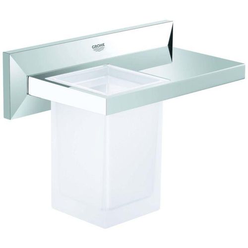 Grohe Ablage Allure Brilliant 40503000 mit Mundspülglas, chrom
