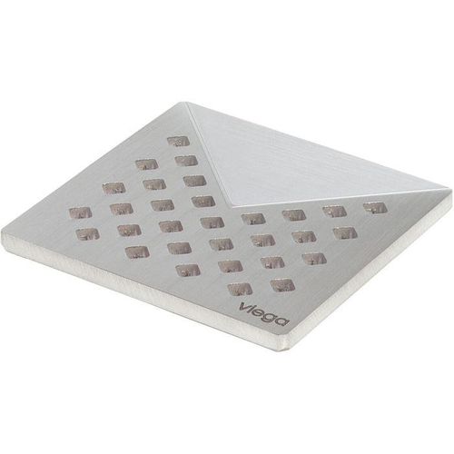 Viega Rost Visign RS1 4928.1 94 x 94 mm, Edelstahl massiv