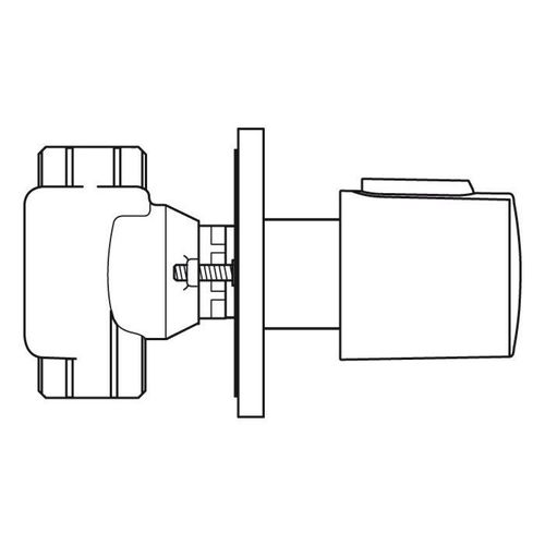 Ideal Standard Unterputzventil CeraTherm A4656AA Unterputz Absperrventil, verchromt
