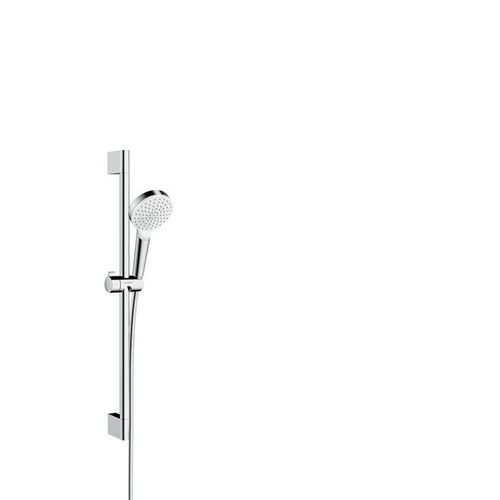 hansgrohe Crometta Brauseset 26533400 669 mm Brausestange, weiß/chrom