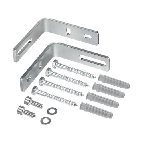 Oventrop Wandhalterung 1351593 mit Befestigungsmaterial, für Modulverteiler, Stahl, für Regumat