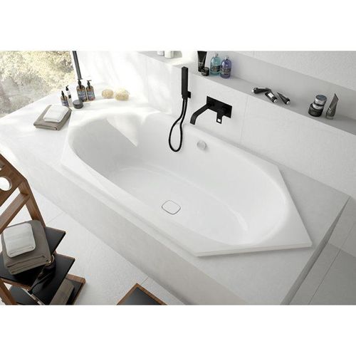 Hoesch iSENSI 6-Eck-Badewanne 3858.010 205x90cm, weiß
