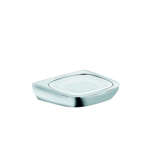 Kludi Amba Seifenhalter mit Seifenschale 5398505 chrom, Schale Porzellan