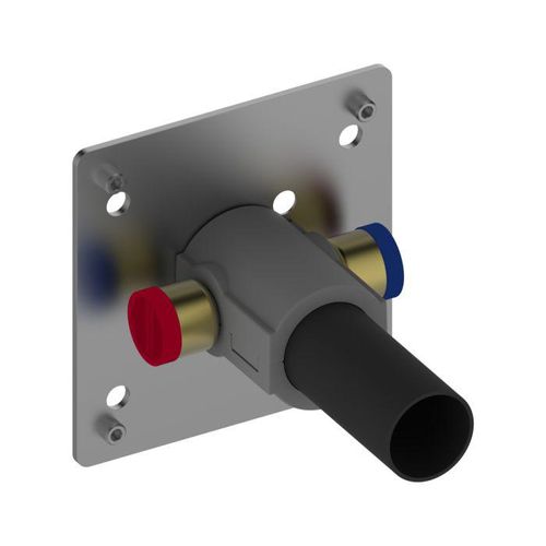 Keuco Plan S Grundkörper 59916000075 für Wandeinbau, Einbautiefe 70 - 100 mm