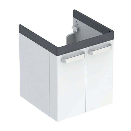 Geberit Renova Comfort Unterschrank 808530000 53x62x52,5cm, Waschtisch-Unterschrank, weiß/Grafit