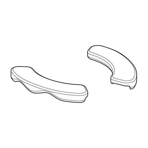 Geberit Set Sitzauflagen für WC 572930000 rot