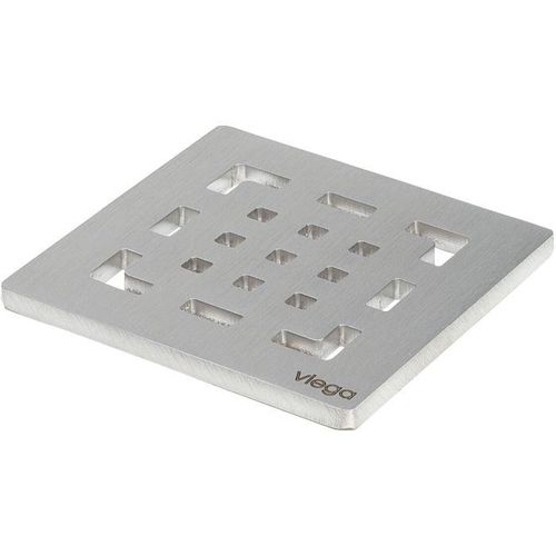 Viega Rost Visign RS2 4928.2 94 x 94 mm, Edelstahl massiv