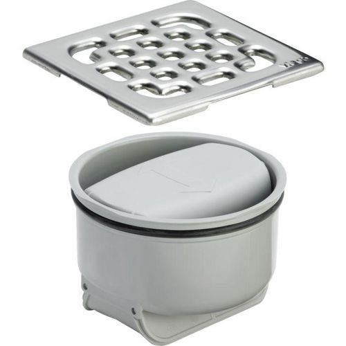 Viega Advantix Geruchsperre 655662 mit 2 Pendelklappen, mit Geruchsverschluss und Rost