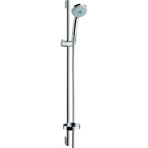 hansgrohe Brauseset Croma 100 Multi 3jet 27774000 chrom, mit 90 cm Brausestange Unica C