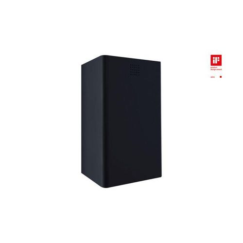 Proox Abfallbehälter ONE dark passion DP-200 Alu schwarz