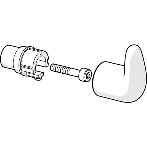 Hansa Temperatureinstellgriff Concerto 59914100 59914100 chr
