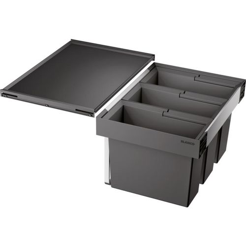 Blanco Abfallsystem 521472 3 Behälter, mit Systemdeckel, je 15 l