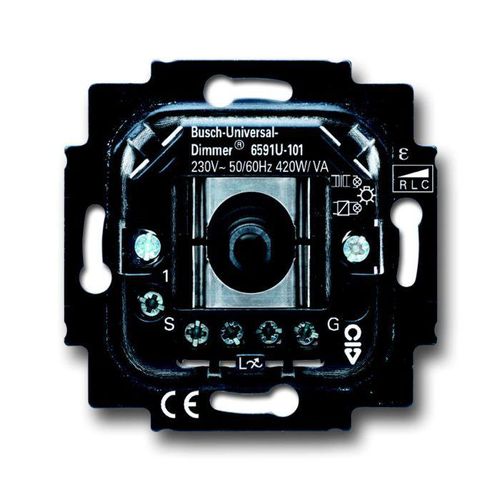 Busch Jaeger Univ.Drehdimmer 60-420W/VA 659 U-101 60-420W/VA 6591 U-101