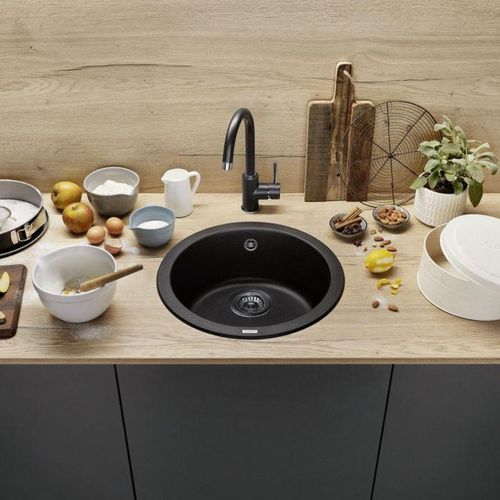 Blanco BLANCORONDO Spüle 511629 Ø 45cm, PuraDur anthrazit