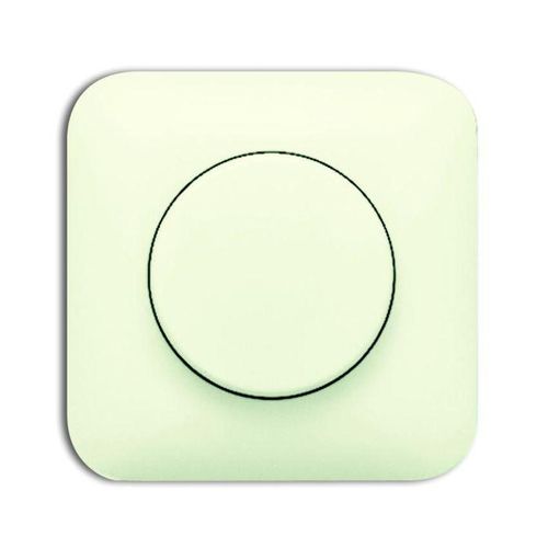 Busch Jaeger Abdeckplatte Drehdimmer 2115 J-212 weiss Busch Duro 2000 SI mit Glimmlampe