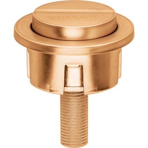 Duravit Drücker Spülkästen 0074610400 135x115 mm, 2-Mengen Spülkasten, Bronze brushed