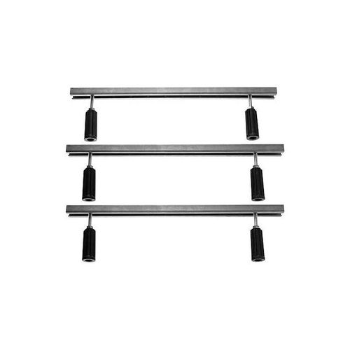 Duravit Fußgestell 790158000000000 mit Seitenlänge über 150 cm, für Duschwannen, 3 Stück, chrom