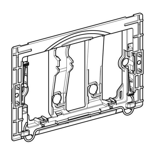 Geberit Befestigungsrahmen zu BetPl. 241876001 UP-Spk. UP320, UP300 Rahmen werkzeuglos