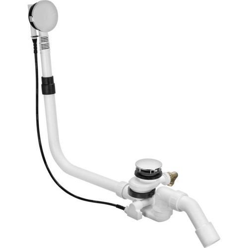 Hoesch Wanneneinlauf Combi Plus B 6943.305 verchromt, Wanneneinlauf vom Boden, lang